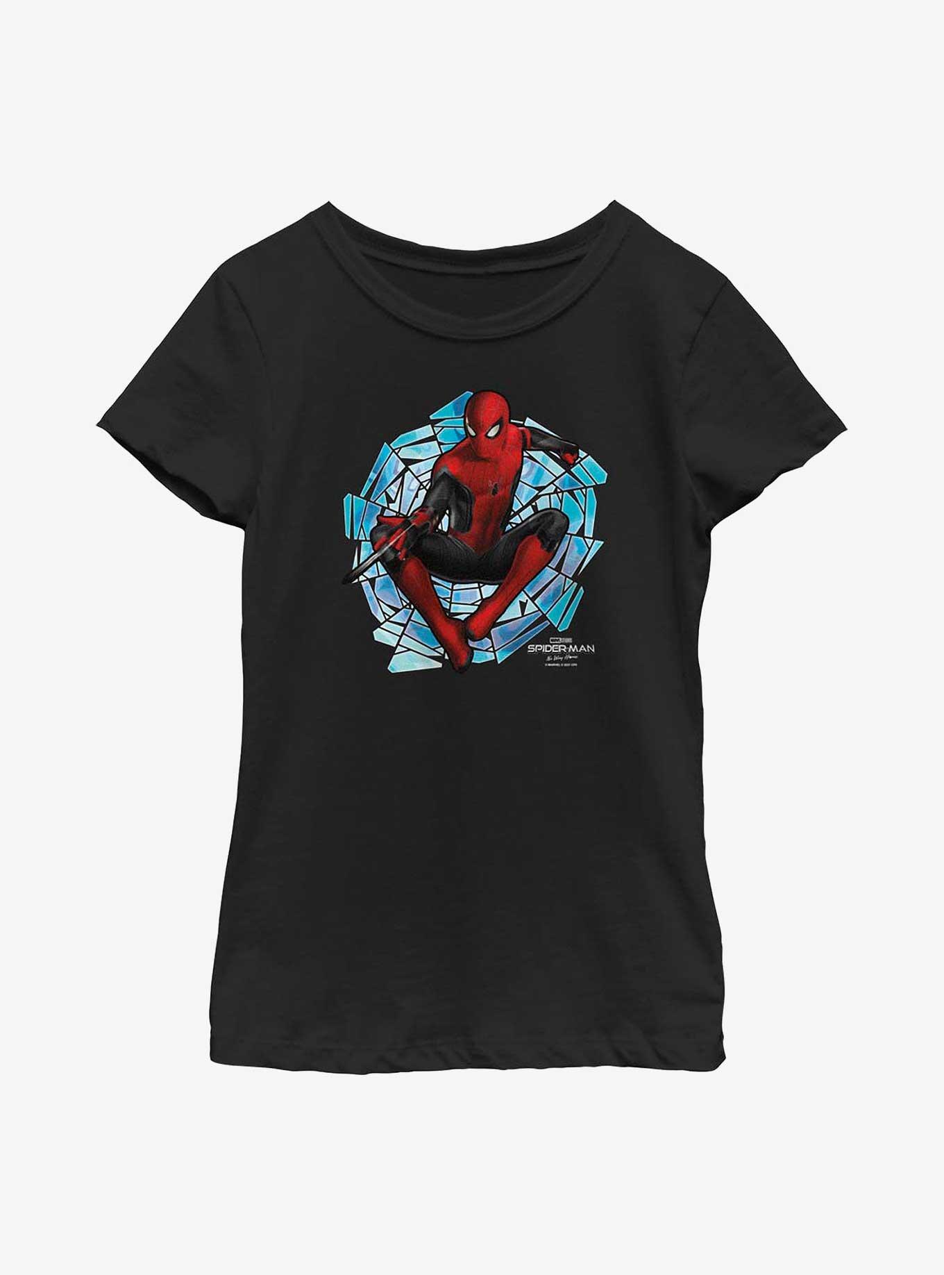 Marvel Spider-Man: No Way Home Spinning Webs Youth Girls T-Shirt, , hi-res