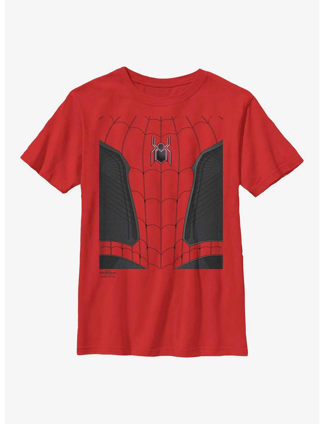 Marvel Spider-Man: No Way Home Spider-Man Costume Youth T-Shirt, RED, hi-res