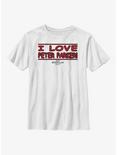 Marvel Spider-Man: No Way Home Love Peter Parker Youth T-Shirt, WHITE, hi-res