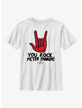 Marvel Spider-Man: No Way Home Peter Parker Rocks Youth T-Shirt, , hi-res