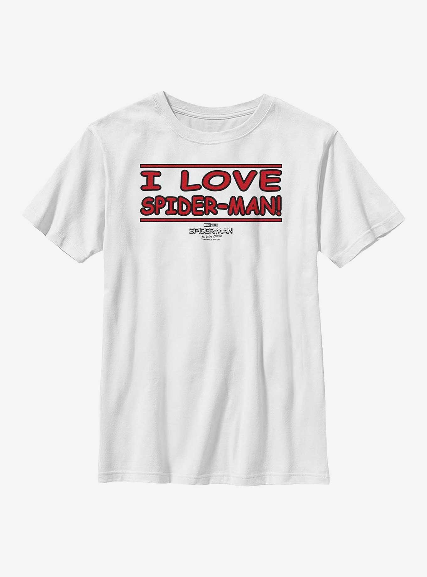 Marvel Spider-Man: No Way Home I Love Spider-Man Youth T-Shirt, , hi-res