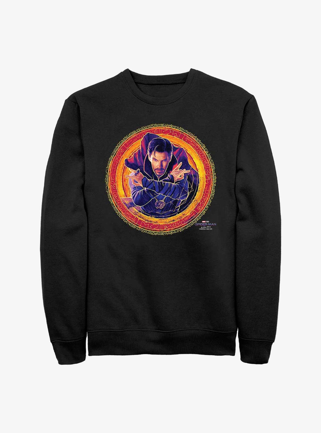 Marvel Spider-Man: No Way Home Doctor Strange Portrait Sweatshirt, BLACK, hi-res