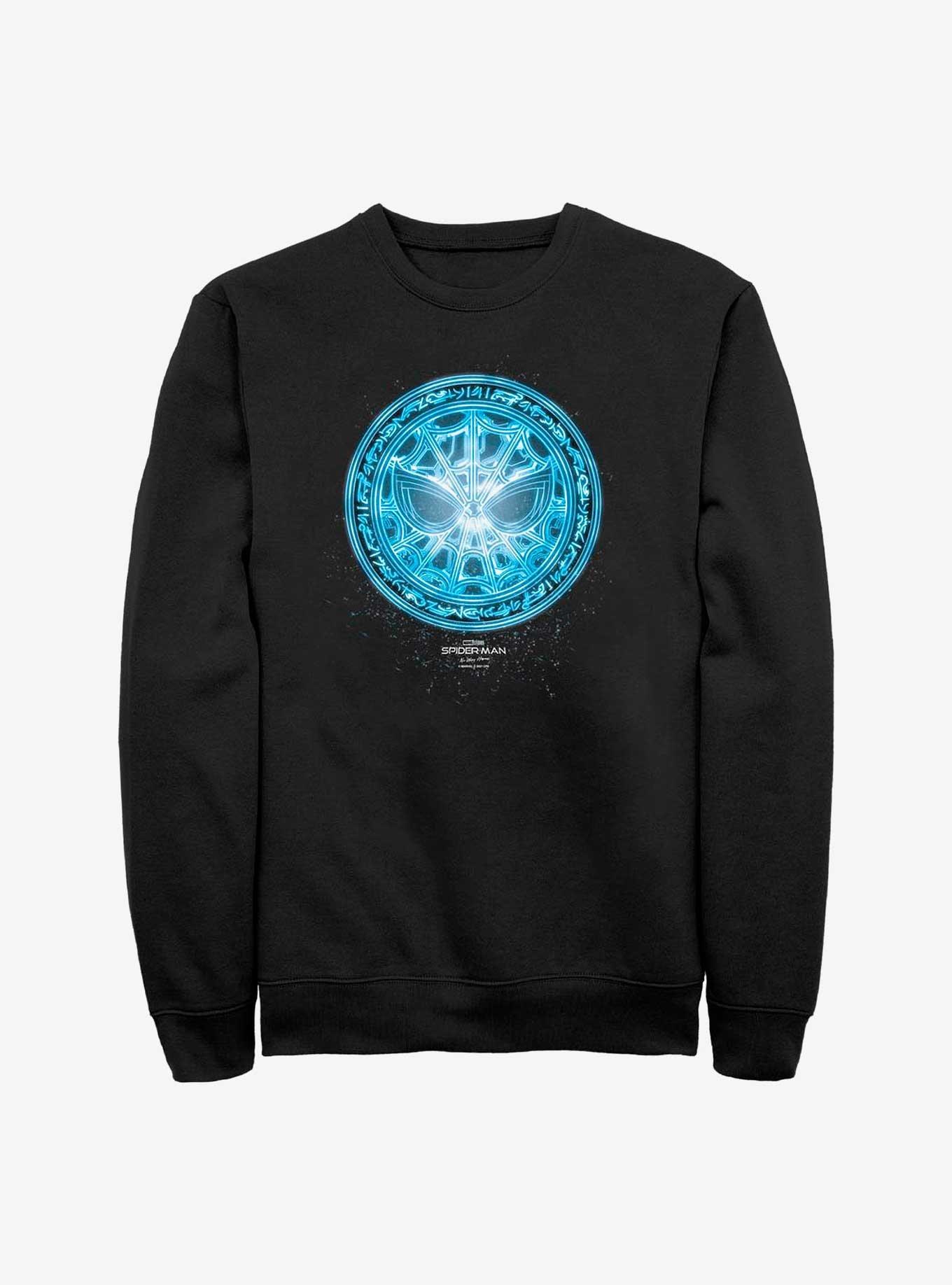 Marvel Spider-Man: No Way Home Spidey Rune Sweatshirt, BLACK, hi-res view 1