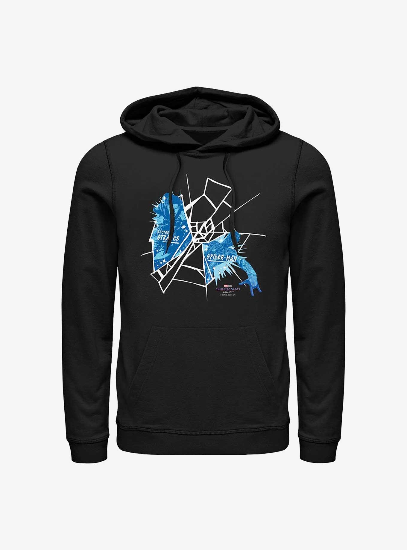 Marvel Spider-Man: No Way Home Doctor Strange & Spider-Man Web Hoodie, , hi-res