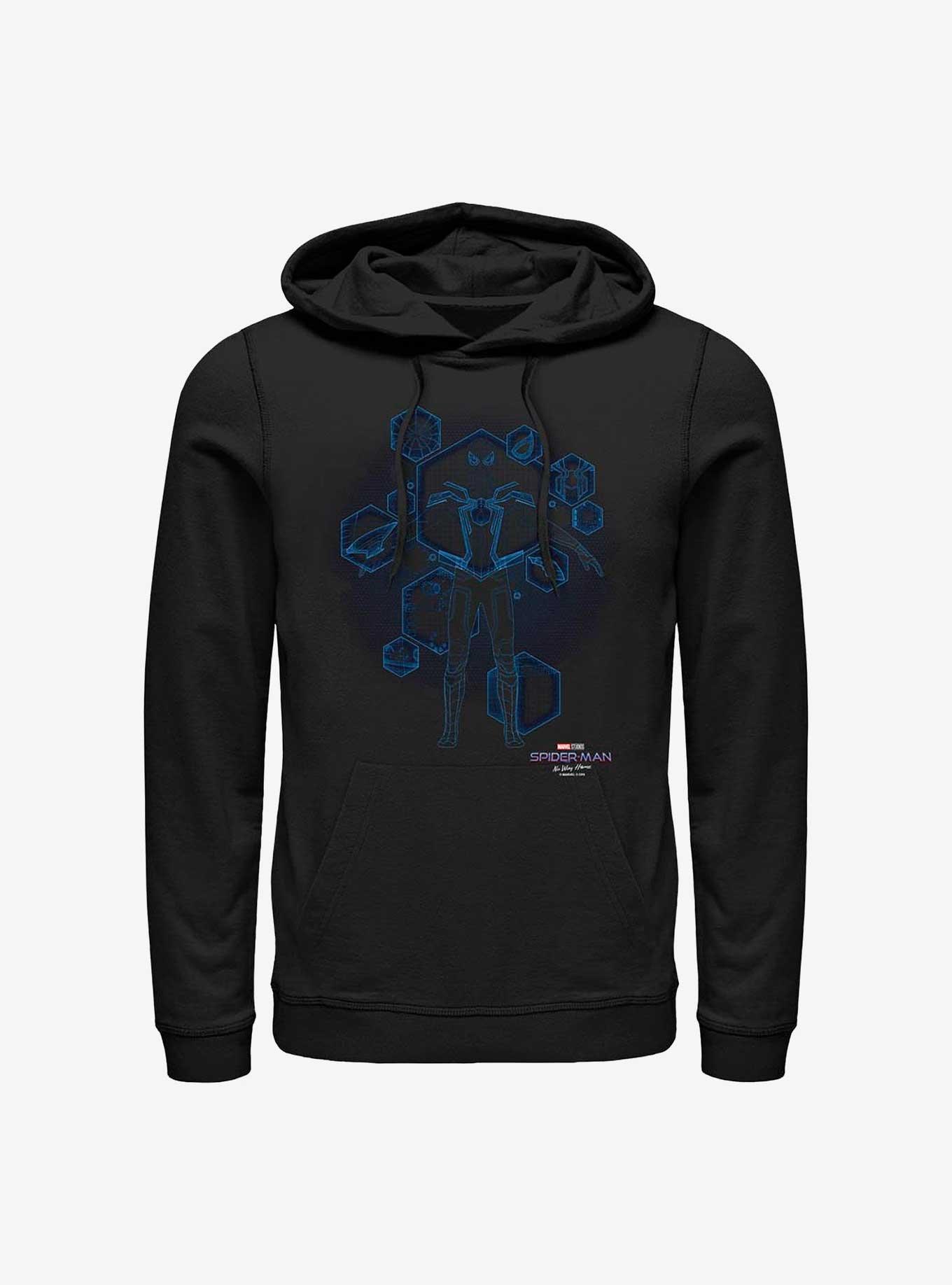 Marvel Spider-Man: No Way Home Blueprint Ready Hoodie, , hi-res