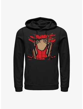 Marvel Spider-Man: No Way Home Iron Spider Ripped Costume Hoodie, , hi-res