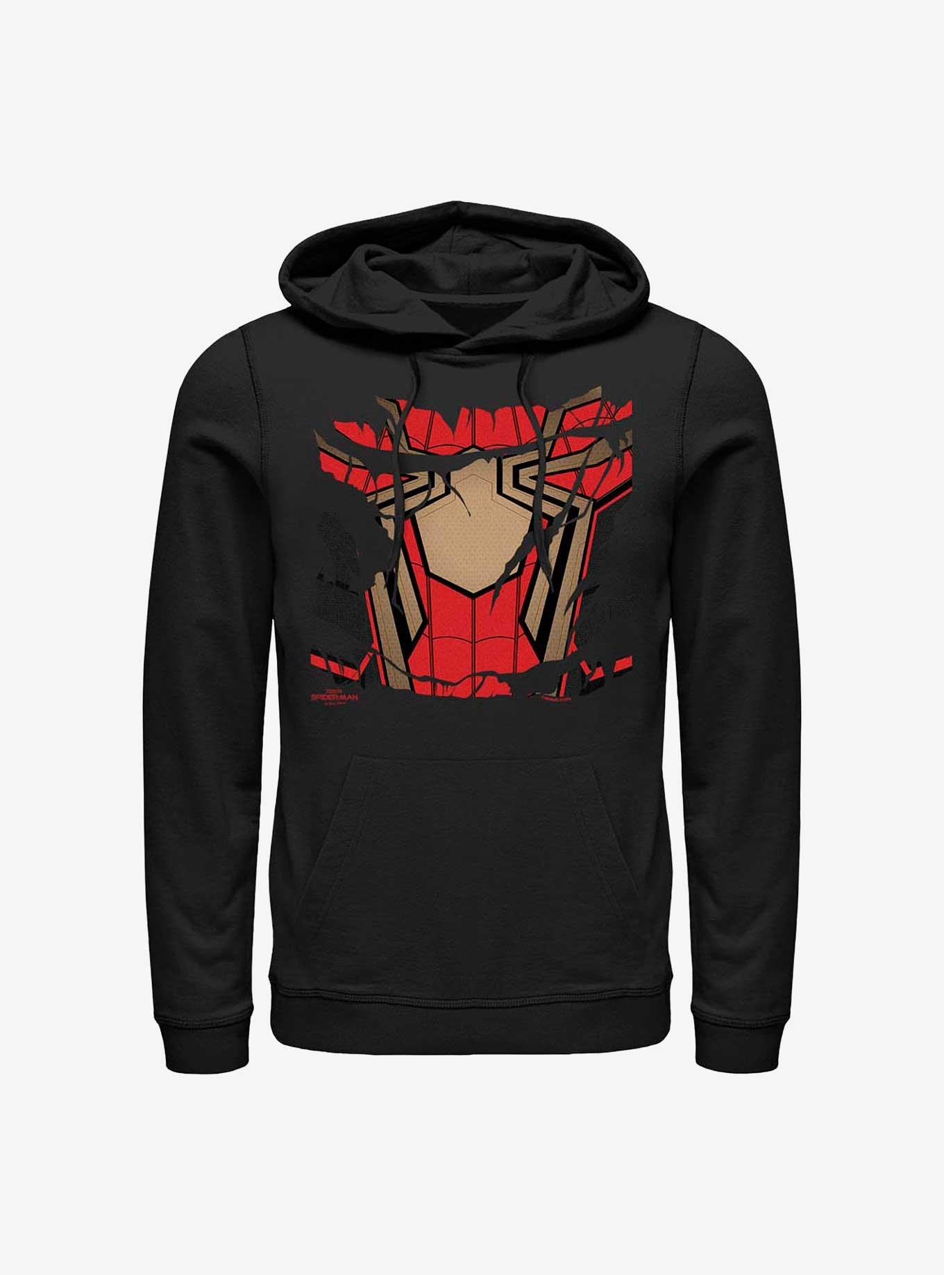 Marvel Spider-Man: No Way Home Iron Spider Ripped Costume Hoodie, , hi-res