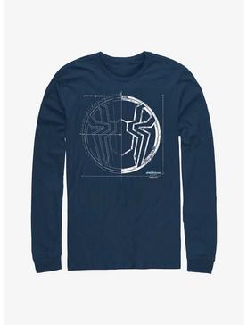 Marvel Spider-Man: No Way Home Spider Icon Grid Long-Sleeve T-Shirt, , hi-res
