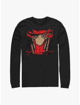 Marvel Spider-Man: No Way Home Iron Spider Ripped Costume Long-Sleeve T-Shirt, , hi-res