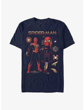 Marvel Spider-Man: No Way Home Spidey Schematics T-Shirt, , hi-res