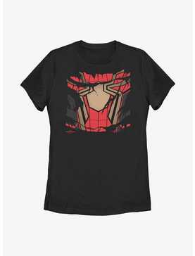 Marvel Spider-Man: No Way Home Iron Spider Ripped Costume Womens T-Shirt, , hi-res