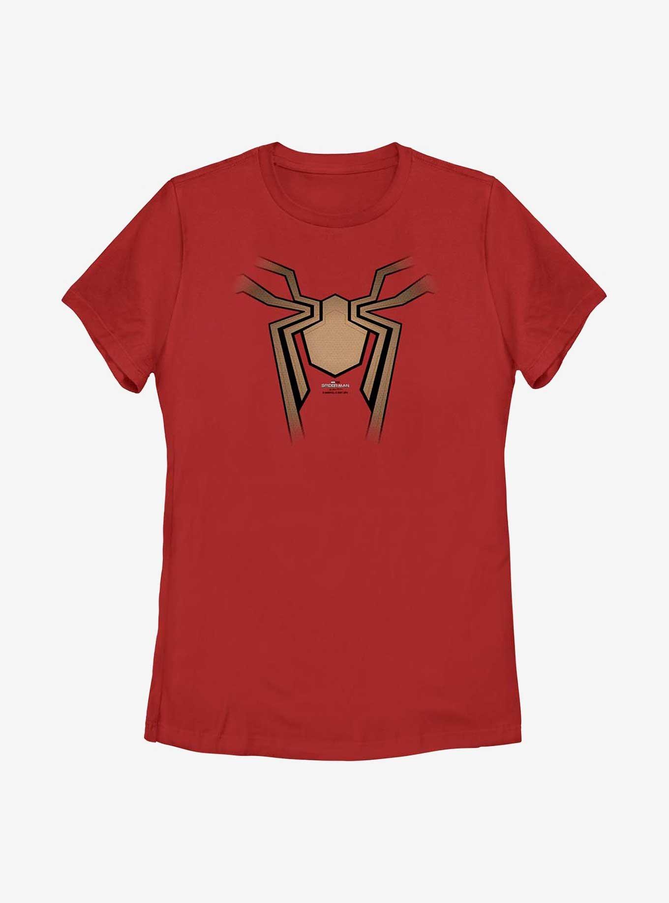 Marvel Spider-Man: No Way Home Iron Spider Logo Womens T-Shirt, RED, hi-res