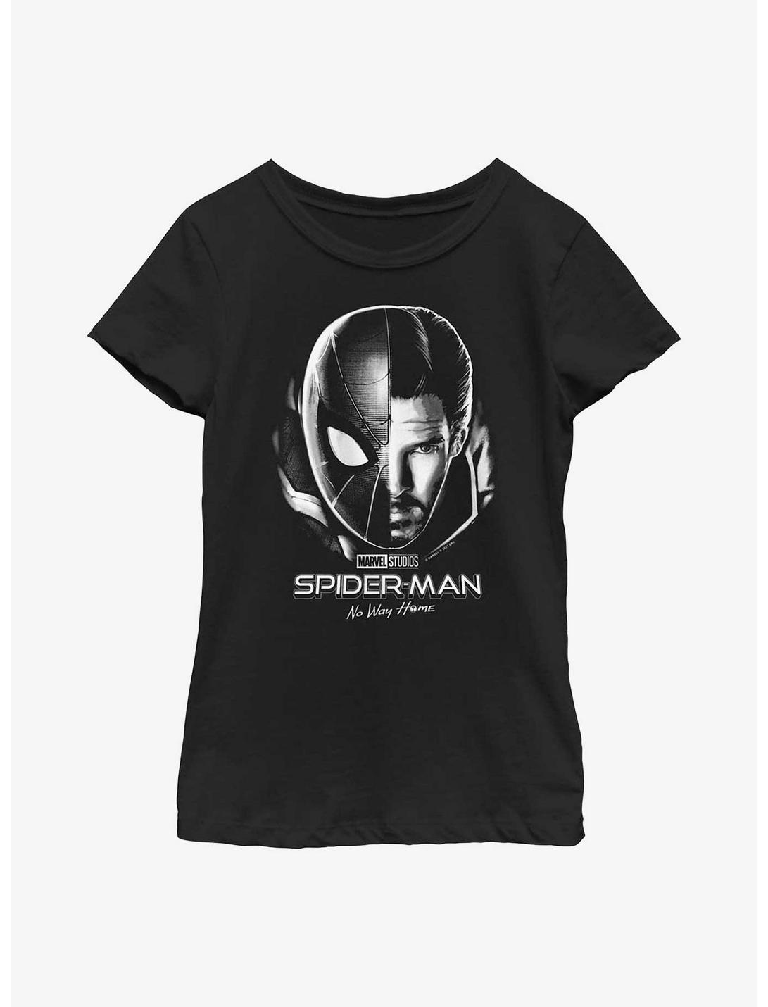 Marvel Spider-Man: No Way Home Doctor Strange Split Youth Girls T-Shirt, BLACK, hi-res