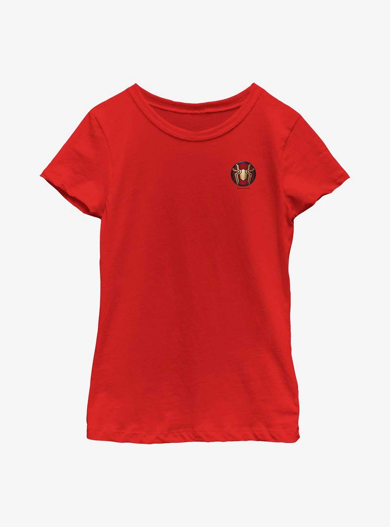 Marvel Spider-Man: No Way Home Radioactive Spider Corner Youth Girls T-Shirt, RED, hi-res