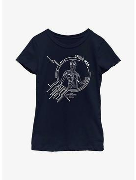 Marvel Spider-Man: No Way Home Spidey Tech Youth Girls T-Shirt, , hi-res