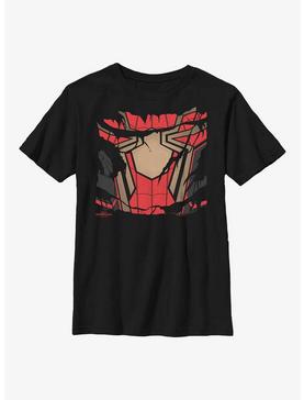 Marvel Spider-Man: No Way Home Iron Spider Ripped Costume Youth T-Shirt, , hi-res