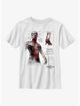Marvel Spider-Man: No Way Home Spidey Senses Grid Youth T-Shirt, WHITE, hi-res