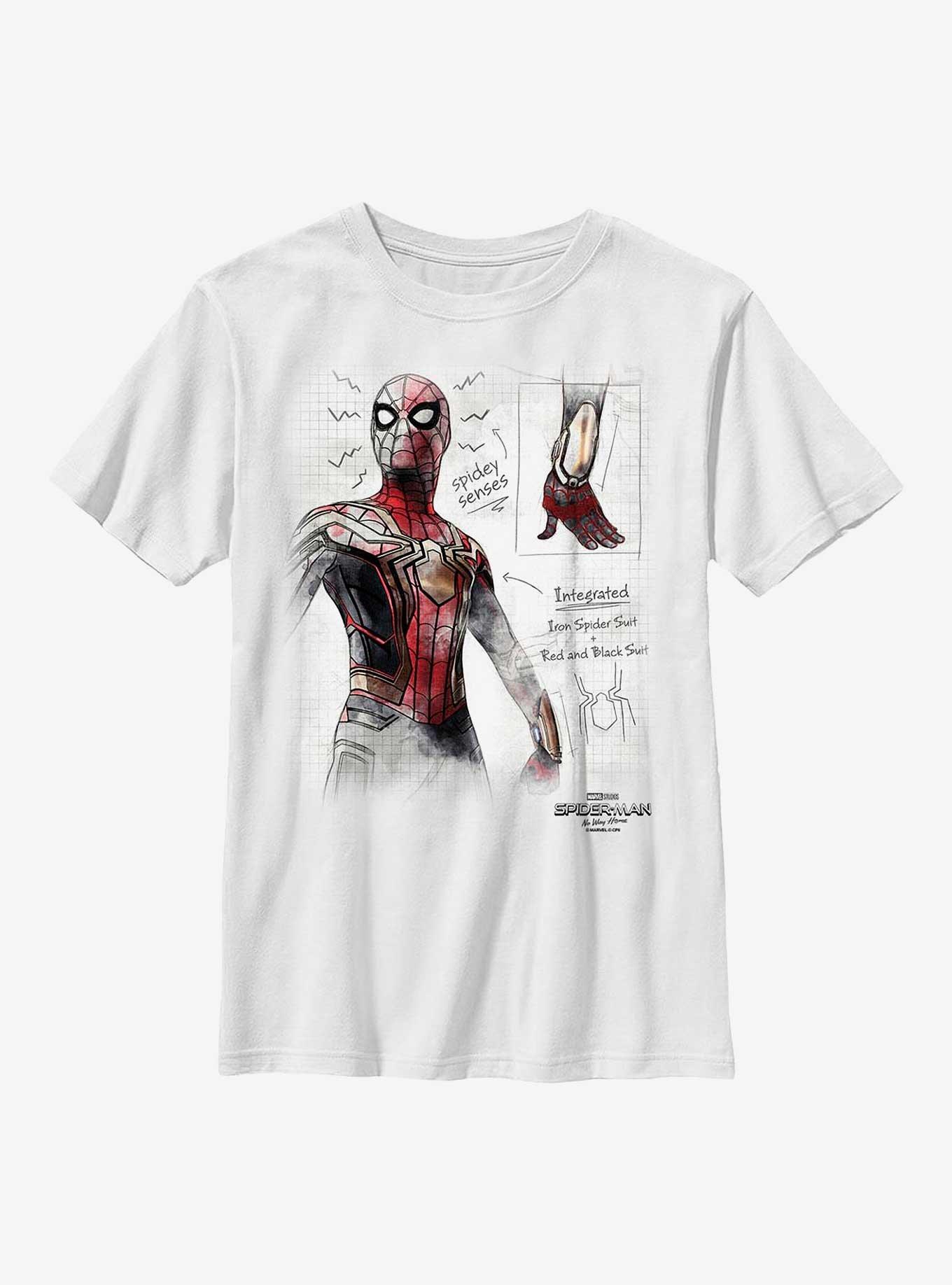 Marvel Spider-Man: No Way Home Spidey Senses Grid Youth T-Shirt, , hi-res