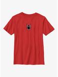 Marvel Spider-Man: No Way Home Red Suit Black Logo Youth T-Shirt, RED, hi-res