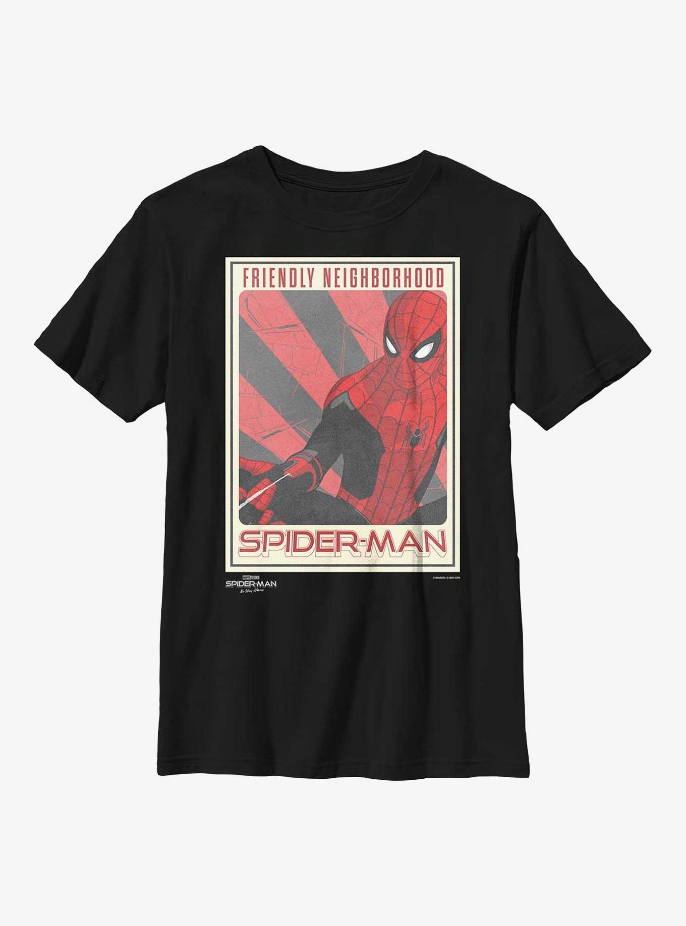 Marvel Spider-Man: No Way Home The Friendly Spider Youth T-Shirt, , hi-res