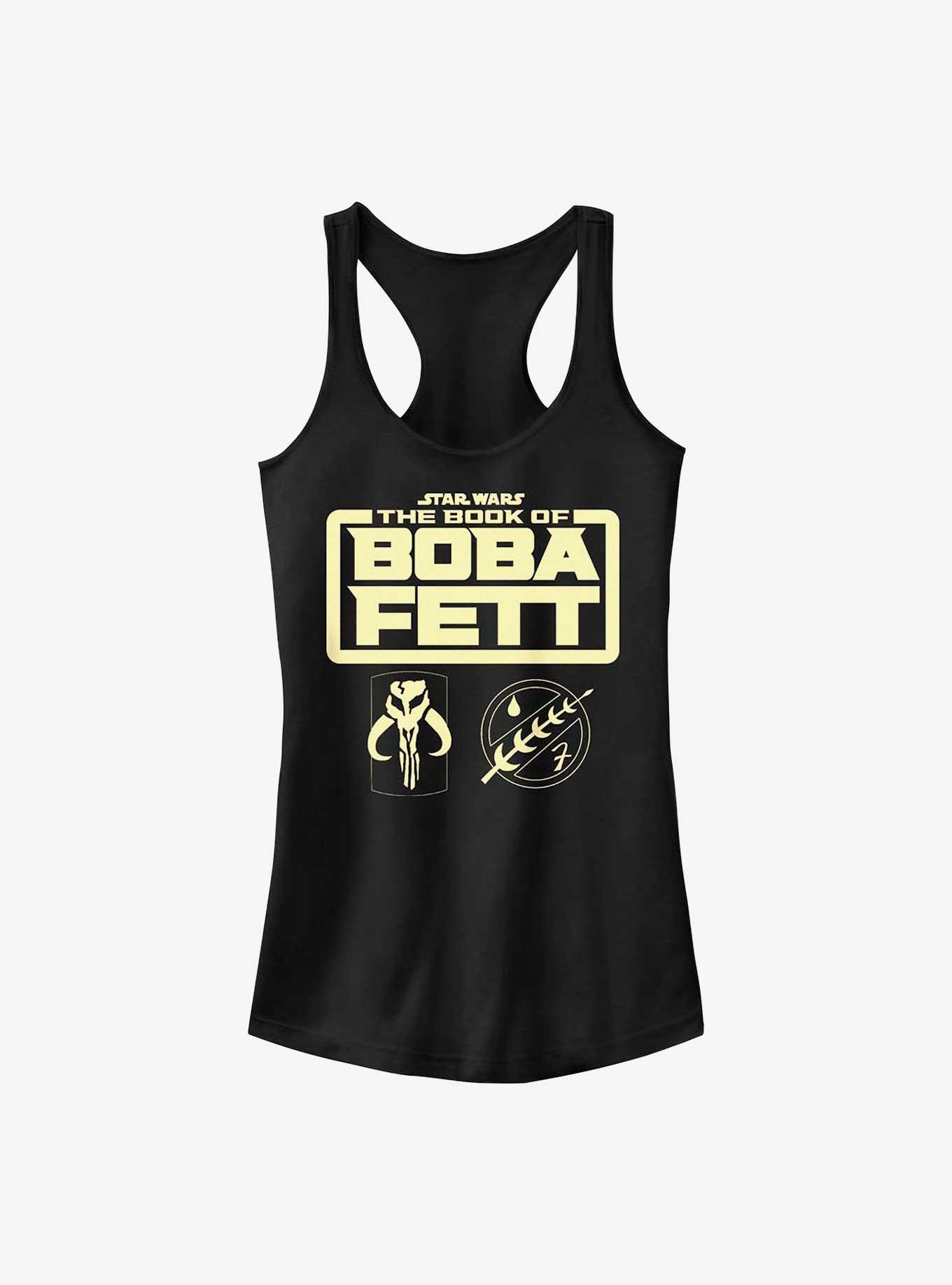 Star Wars The Book Of Boba Fett Boba Fett Armor Logo Girls Tank, , hi-res