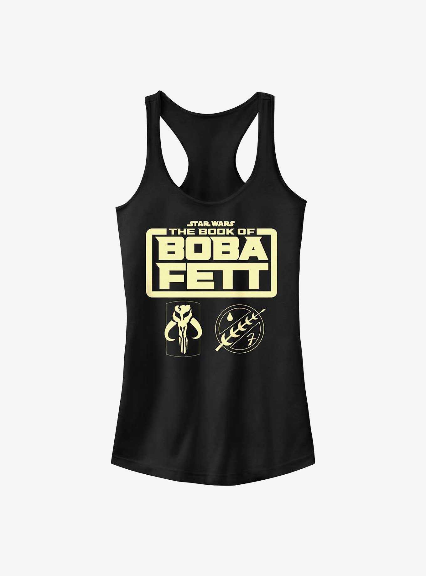 Star Wars The Book Of Boba Fett Boba Fett Armor Logo Girls Tank, , hi-res