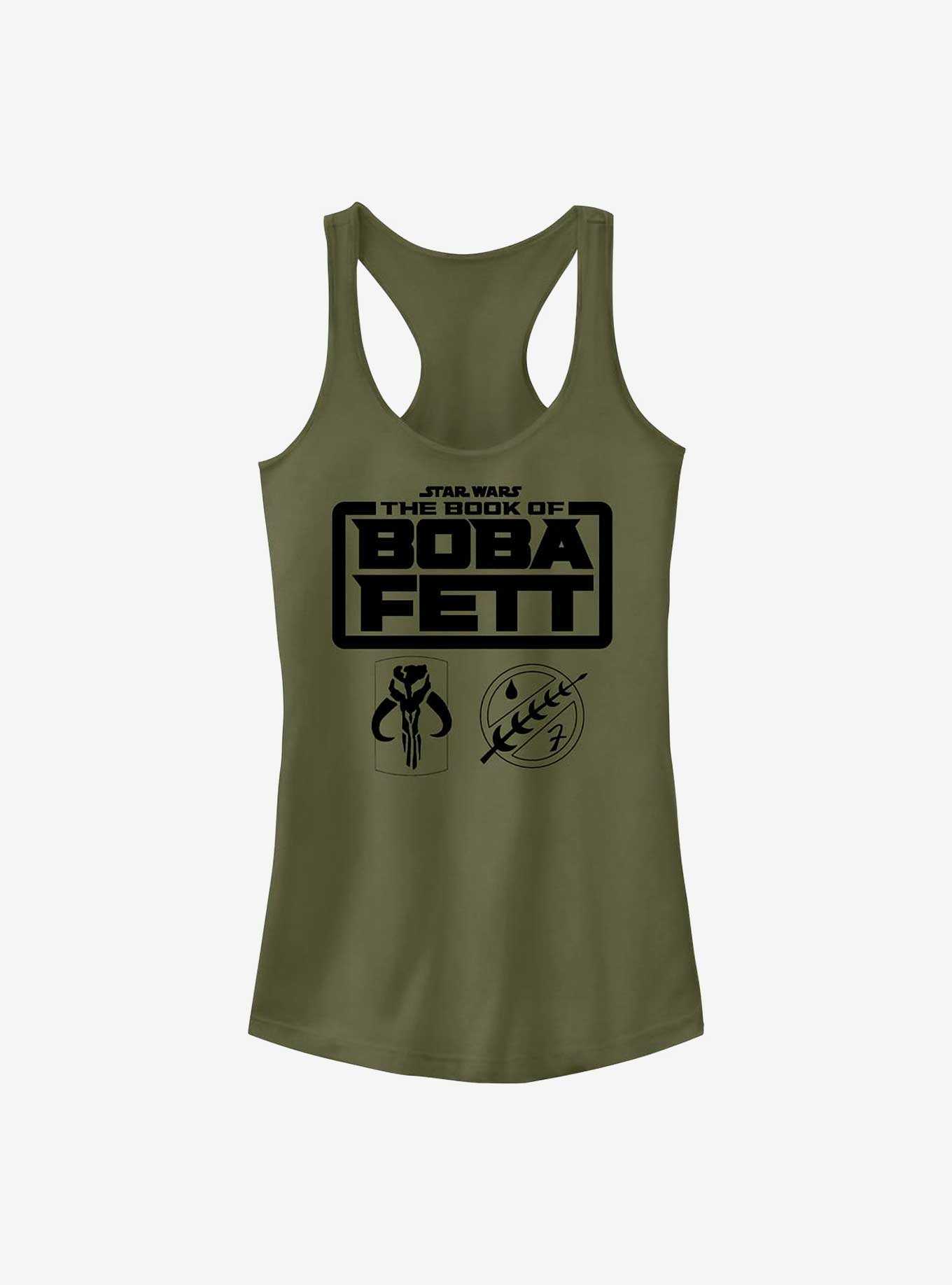 Star Wars The Book Of Boba Fett Boba Fett Armor Logo Girls Tank Top, , hi-res