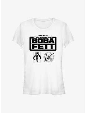 Star Wars The Book Of Boba Fett Boba Fett Armor Logo Girls T-Shirt, , hi-res