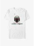 Star Wars The Book Of Boba Fett Boba Fett Helmet T-Shirt, WHITE, hi-res
