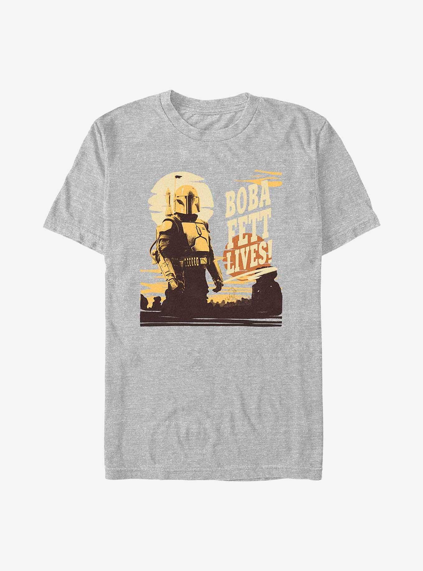 Star Wars The Book Of Boba Fett Boba Fett Lives T-Shirt, , hi-res