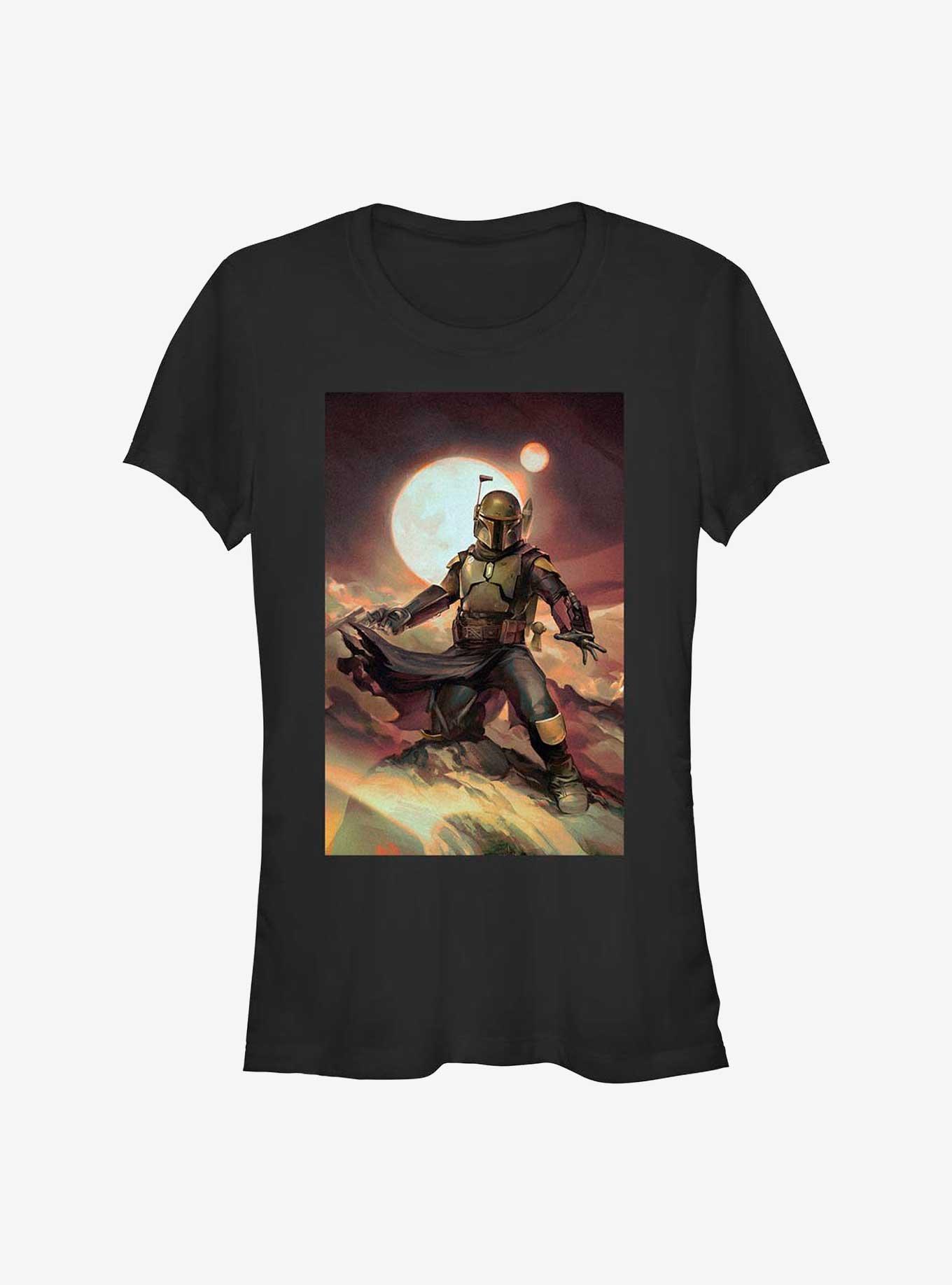 Star Wars The Book Of Boba Fett Boba Painting Girls T-Shirt, , hi-res