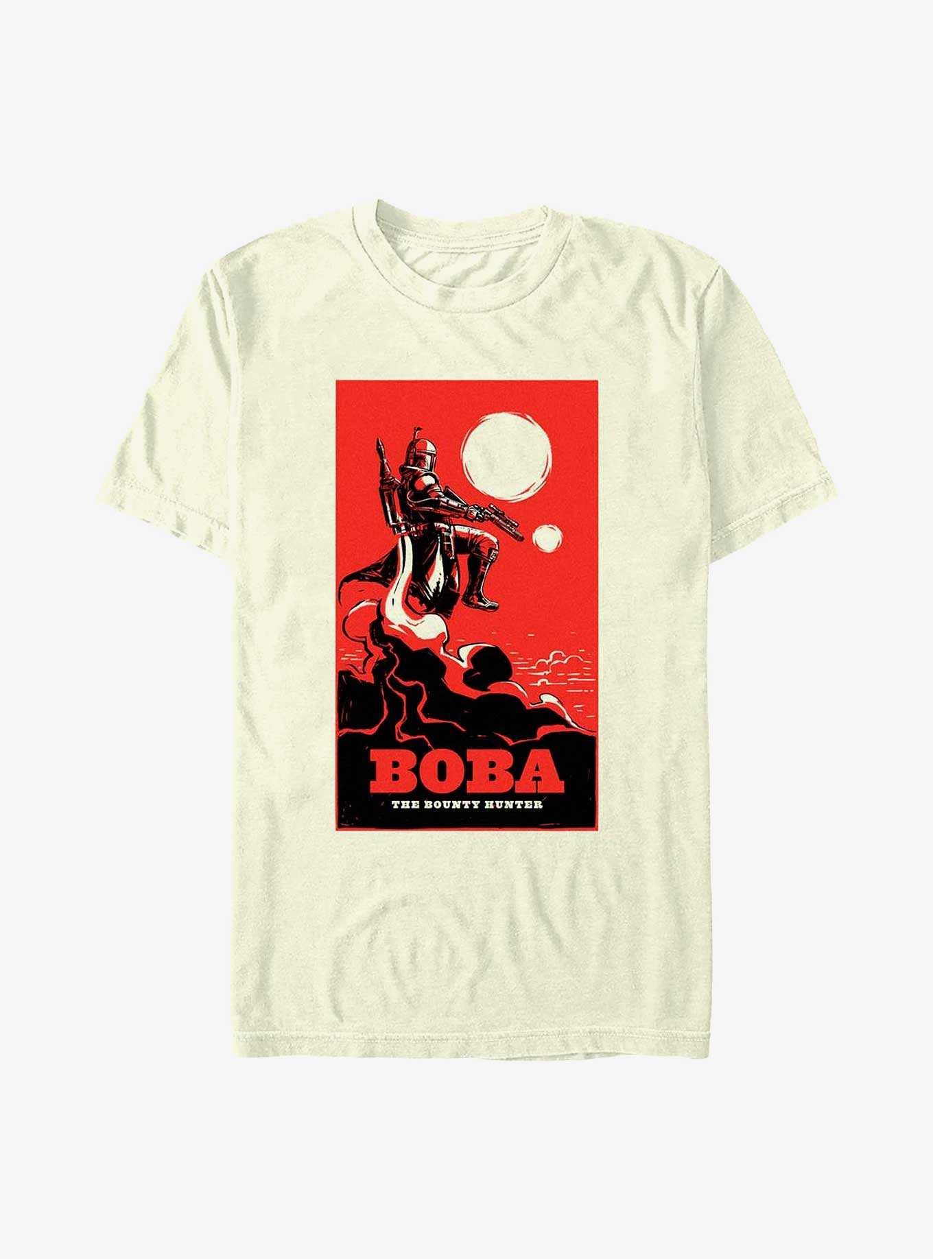 Star Wars The Book Of Boba Fett Bounty Hunter Poster T-Shirt, , hi-res