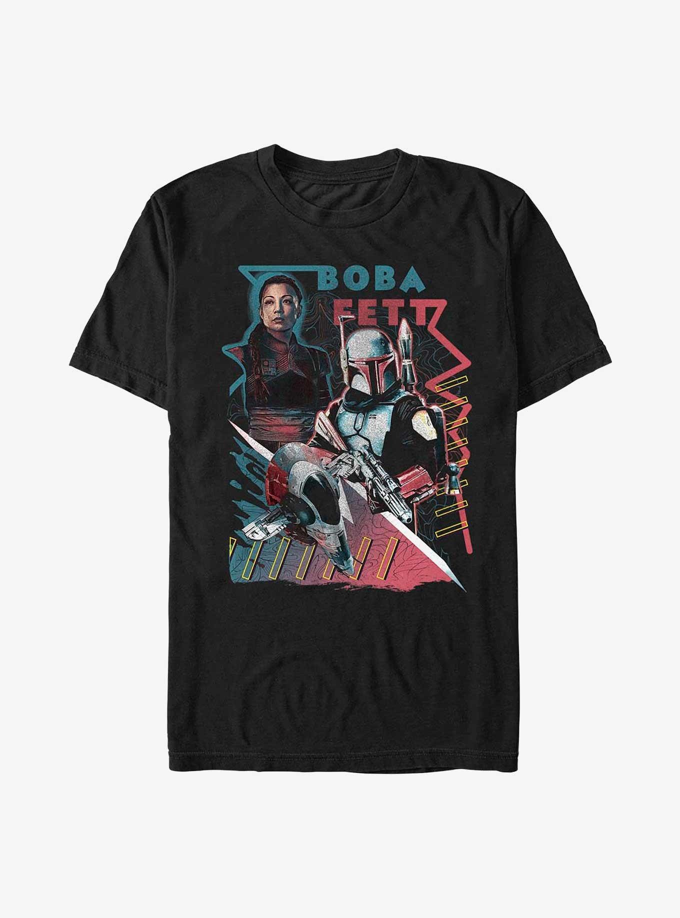 Star Wars The Book Of Boba Fett Coastal Outlaws T-Shirt, BLACK, hi-res