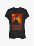 Star Wars The Book Of Boba Fett Fennec Shand Poster Girls T-Shirt, BLACK, hi-res