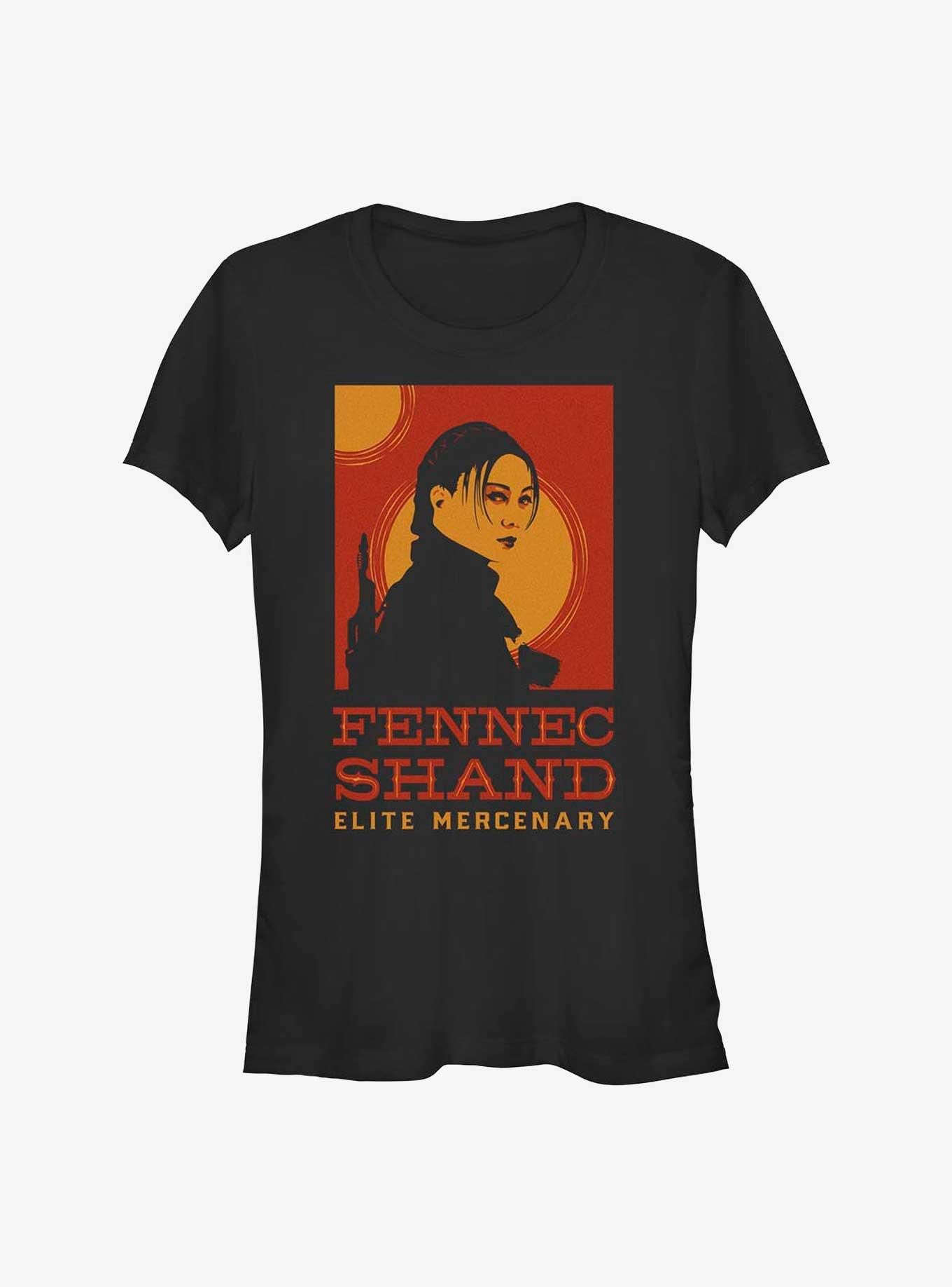 Star Wars The Book Of Boba Fett Fennec Shand Poster Girls T-Shirt, , hi-res