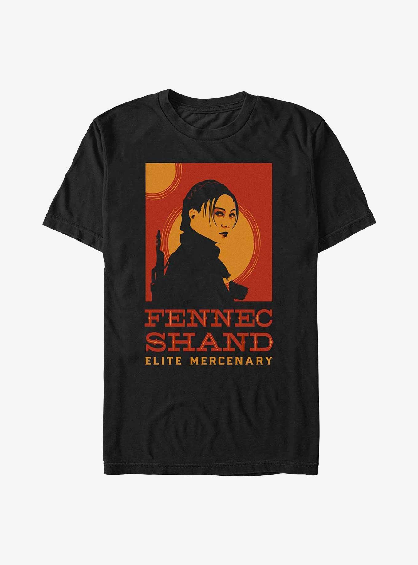 Star Wars The Book Of Boba Fett Fennec Shand Poster T-Shirt, , hi-res