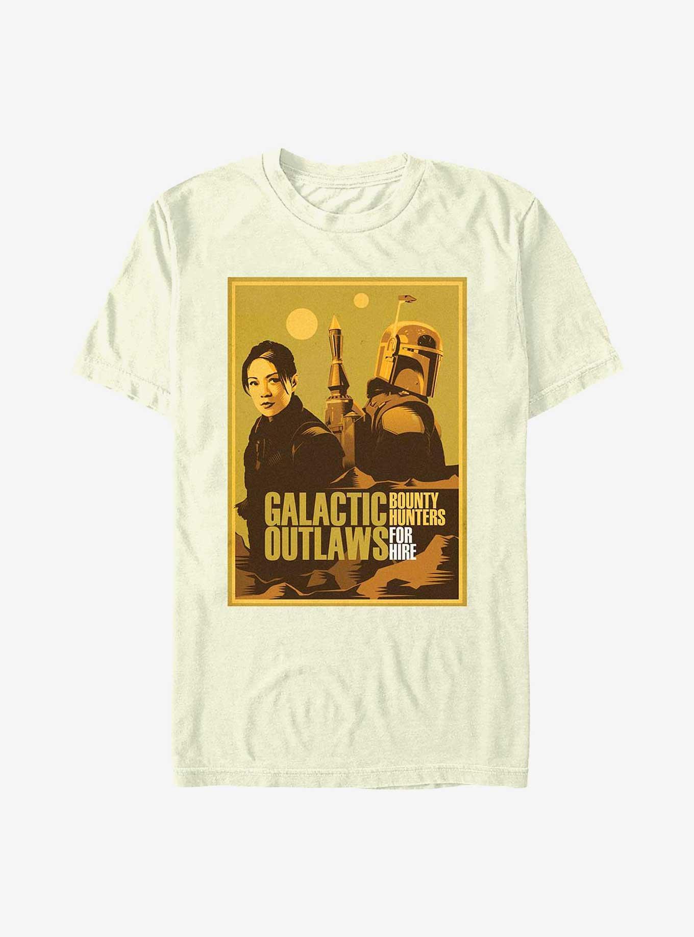 Star Wars The Book Of Boba Fett Galactic Outlaws T-Shirt