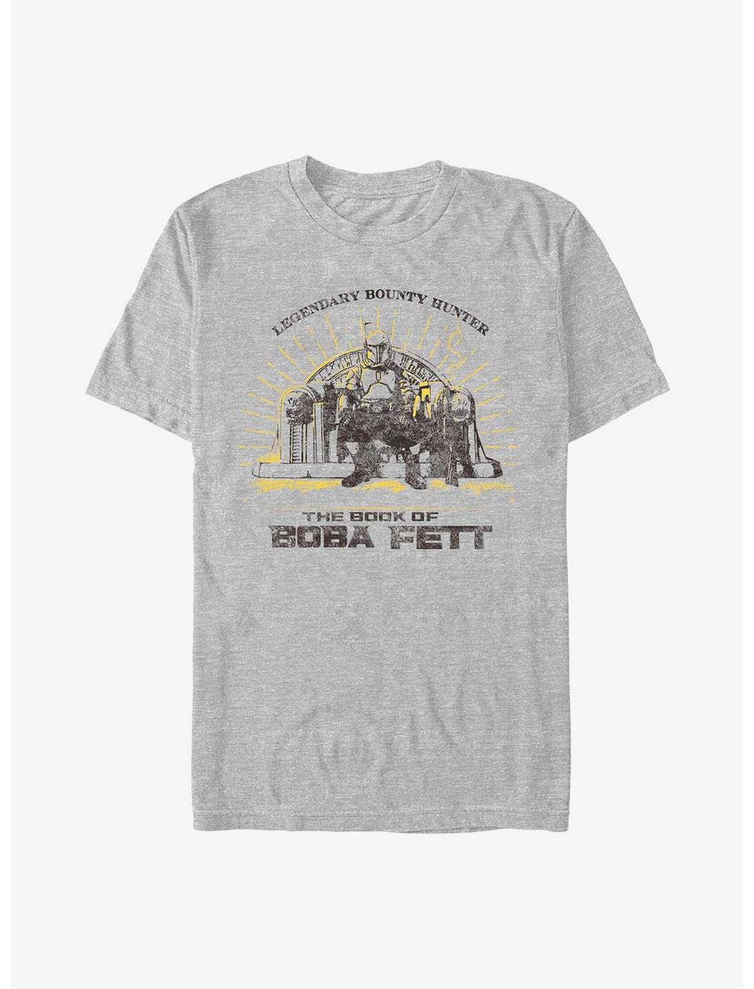Star Wars The Book Of Boba Fett Legendary Bounty Hunter T-Shirt, ATH HTR, hi-res