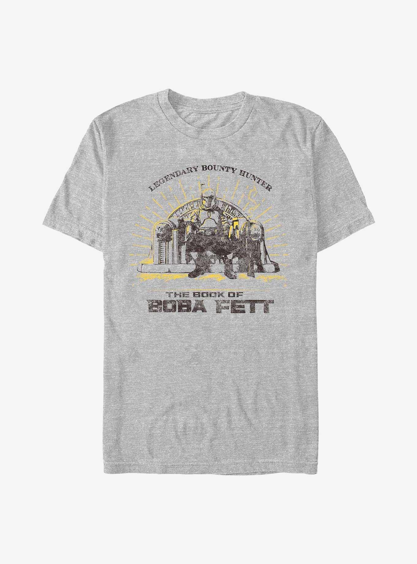 Star Wars The Book Of Boba Fett Legendary Bounty Hunter T-Shirt, ATH HTR, hi-res