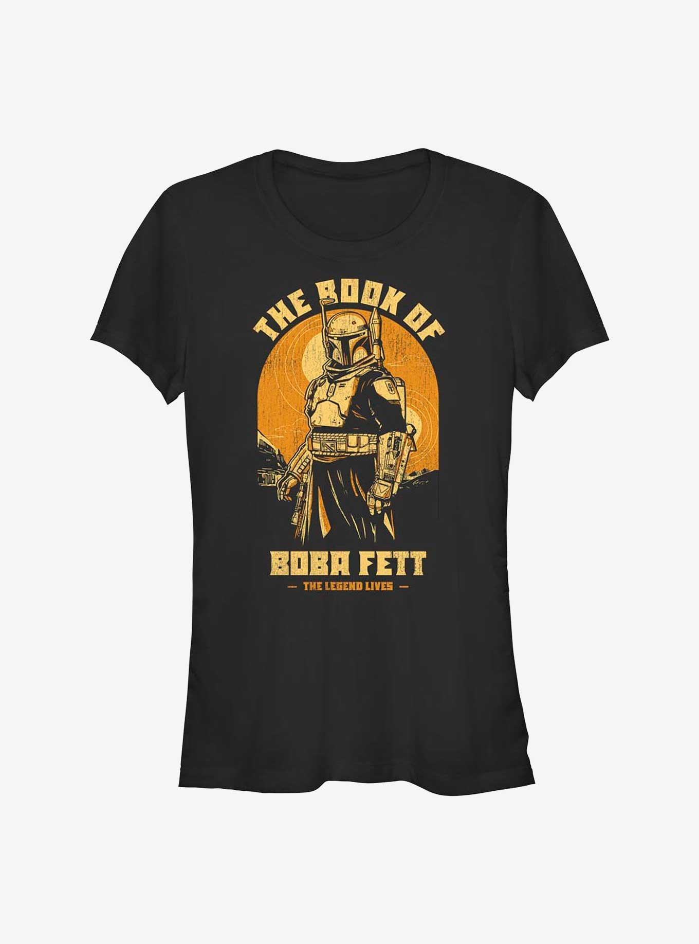 Star Wars The Book Of Boba Fett Living Legend Tatooine Girls T-Shirt, BLACK, hi-res