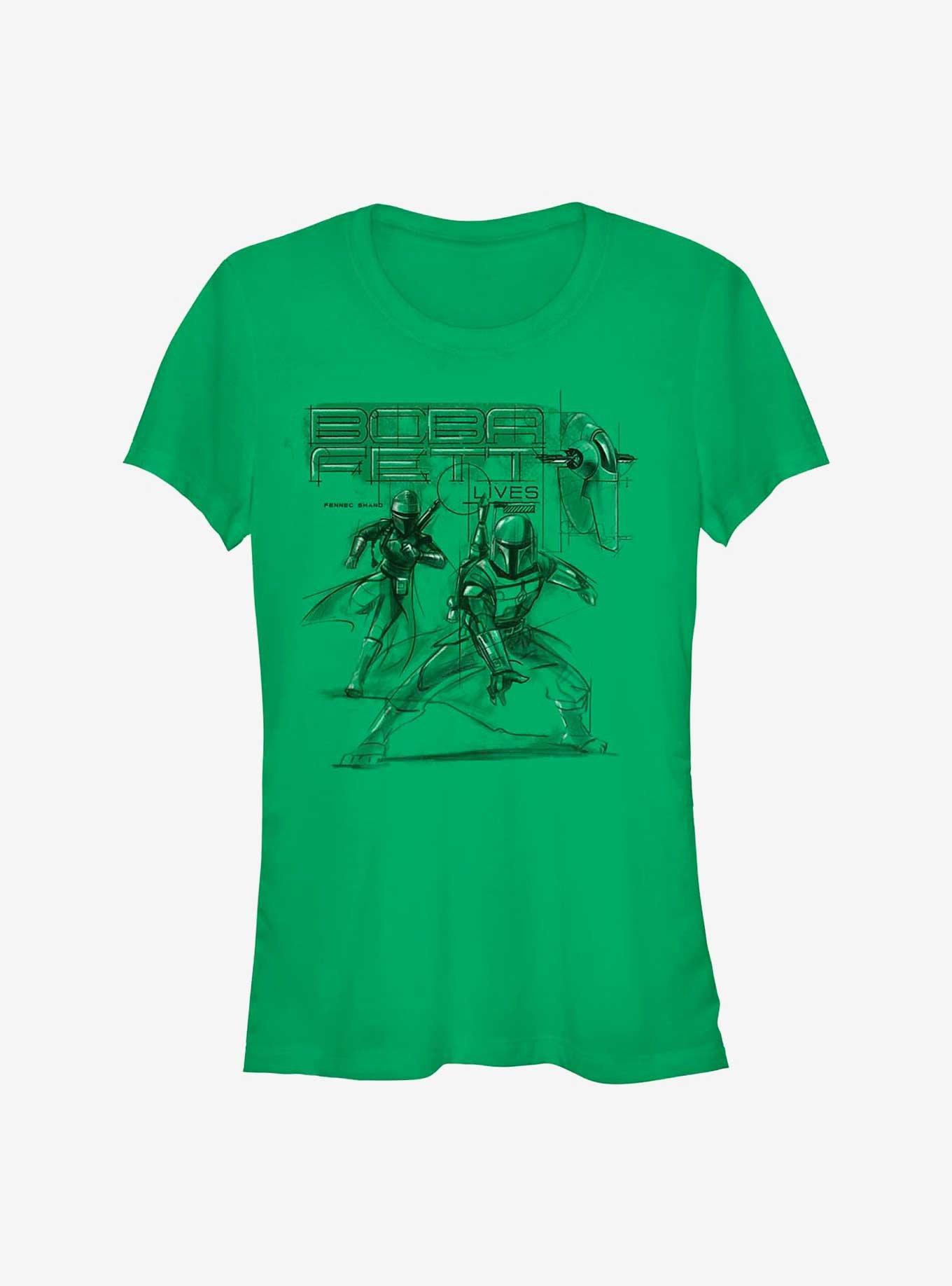 Star Wars The Book Of Boba Fett New Outlaw Overlords Girls T-Shirt, KELLY, hi-res