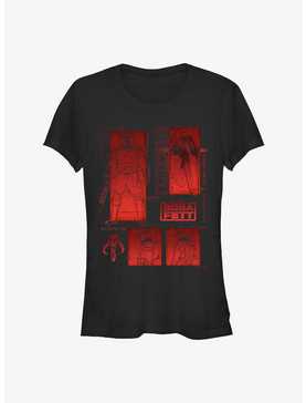 Star Wars The Book Of Boba Fett Red Icons Living Legend Girls T-Shirt, , hi-res
