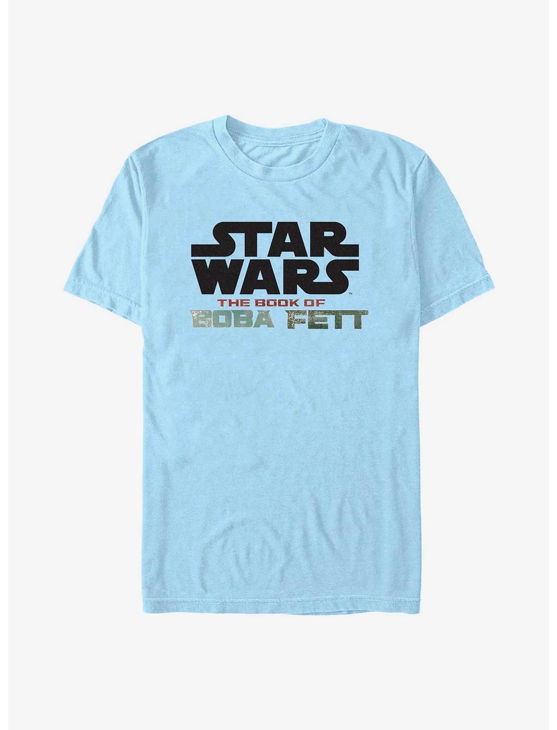 Star Wars The Book Of Boba Fett Star Wars Fett Logo T-Shirt, LT BLUE, hi-res