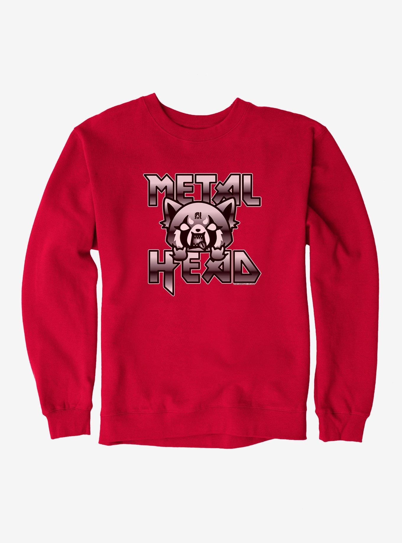 Aggretsuko Metal Head Sweatshirt, , hi-res