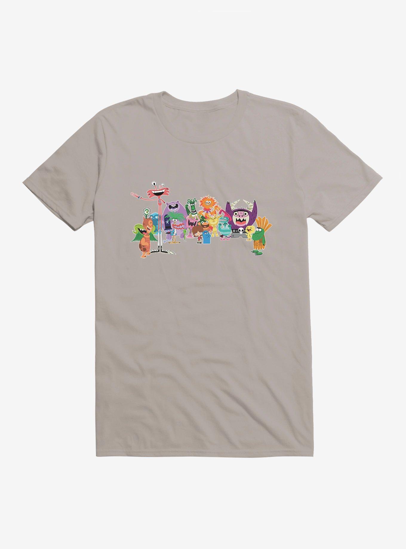 Foster's Home For Imaginary Friends Group Photo T-Shirt, LIGHT GREY, hi-res