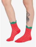 Strawberry Ankle Socks, , hi-res