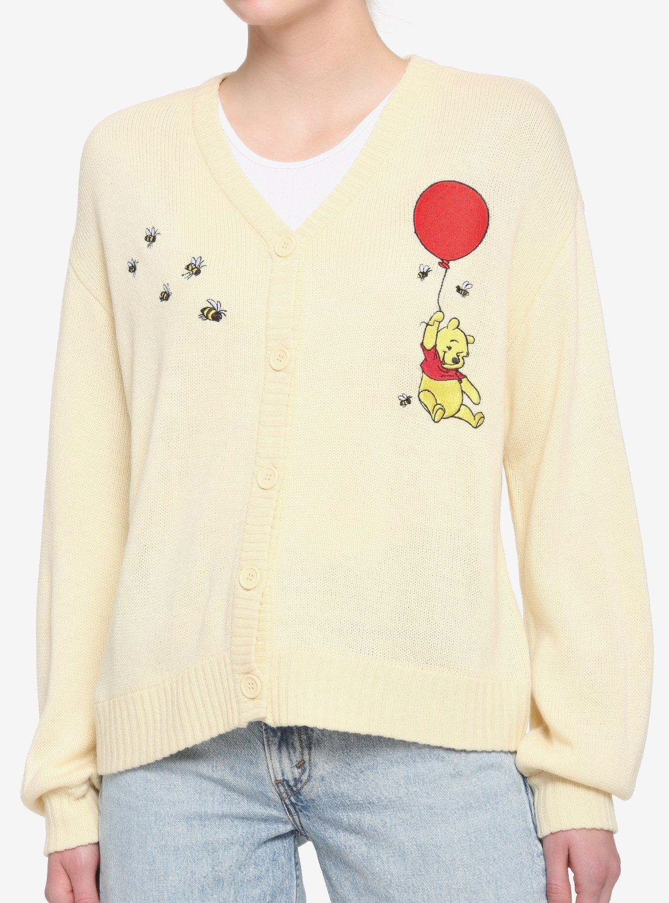 Disney Winnie The Pooh Balloon Skimmer Girls Cardigan | Hot Topic