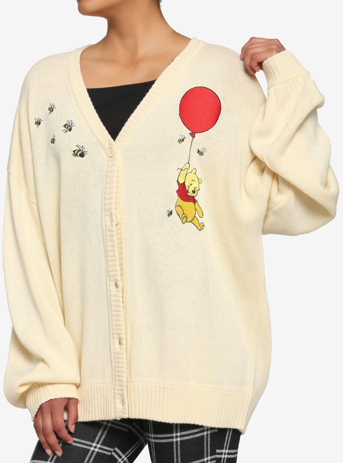 Disney Winnie The Pooh Balloon Skimmer Girls Cardigan Plus Size Hot Topic