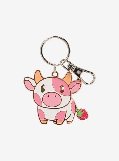 Strawberry Cow Lanyard 