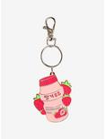 Strawberry Yogurt Milk Key Chain, , hi-res